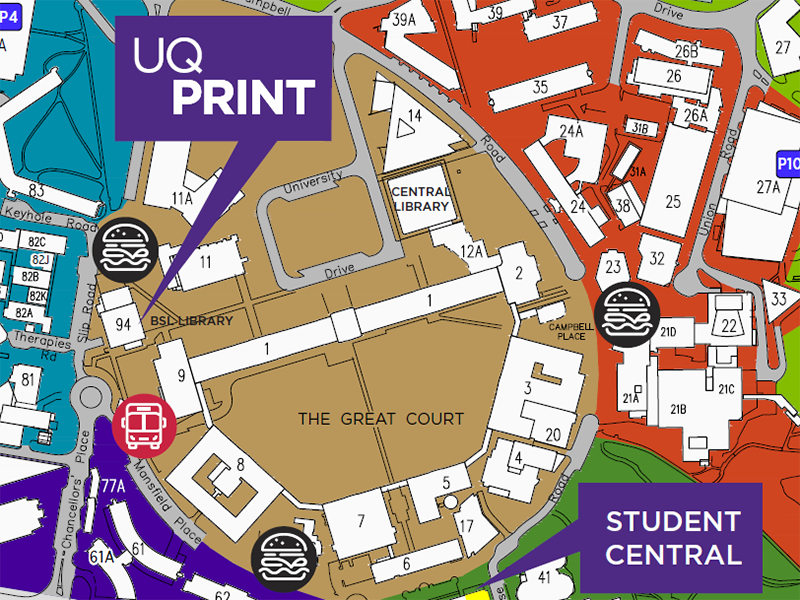 UQ Print University Of Queensland UQ Print Location(1) 